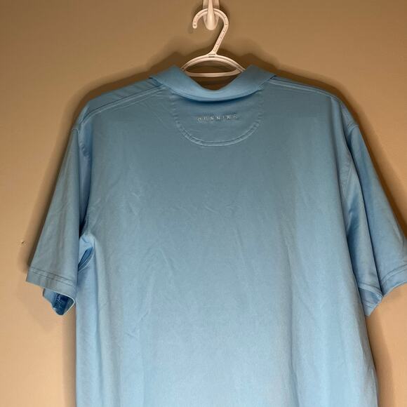 Men’s Dunning Golf Polo Light Blue Short Sleeve Size Medium - Picture 8 of 16